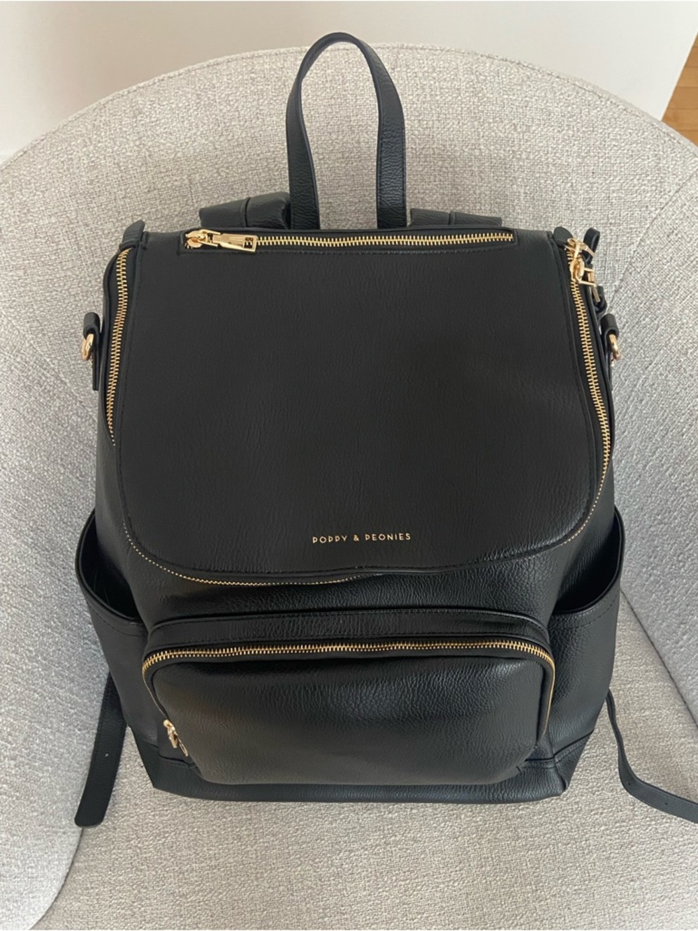 Brand New: Poppy & Peonies Baby Diaper Bag